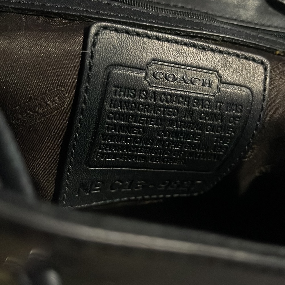 Authentic soft leather Coach back pack used a twice but still in good condition - Picture 9 of 11